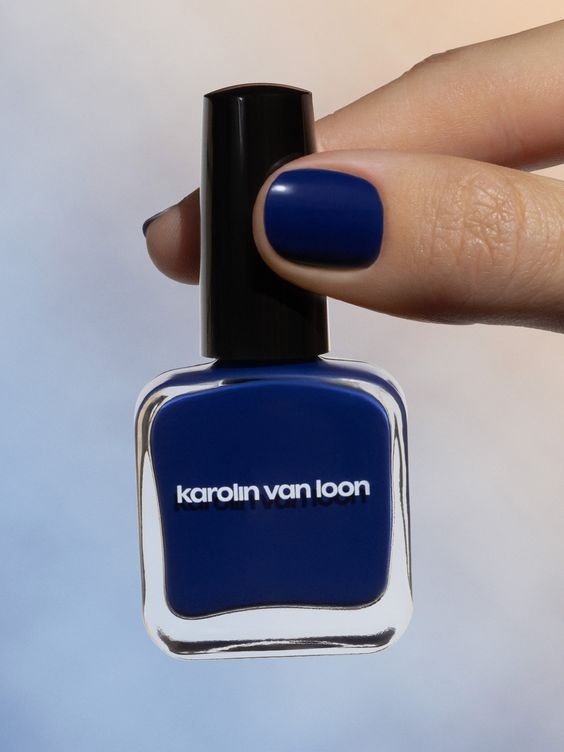 karolin van loon nail polish 46 cobalt chic