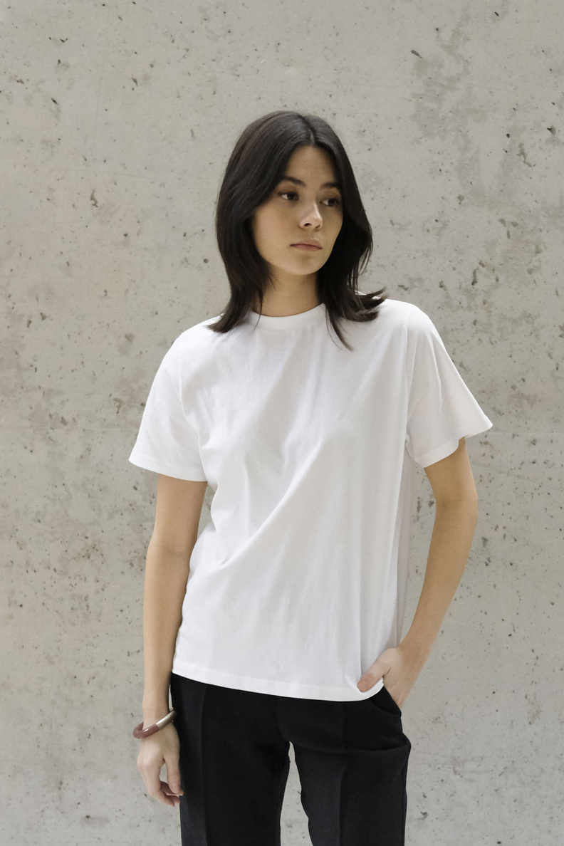 aiayu short sleeve tee white