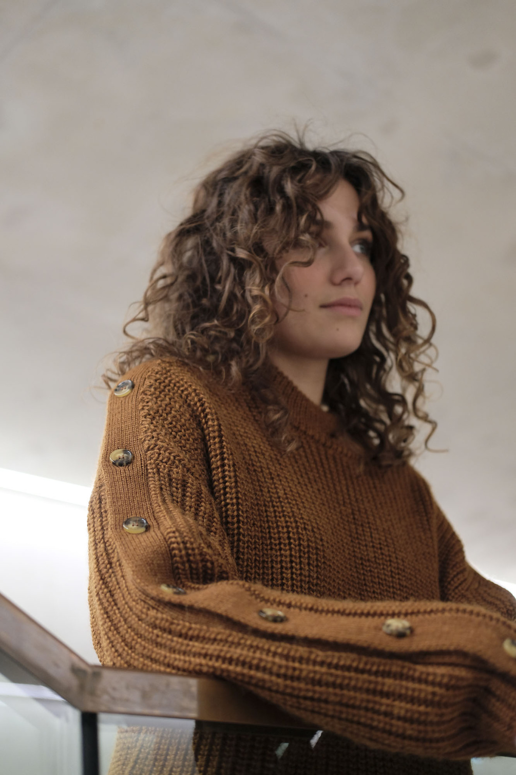 hope part sweater brown