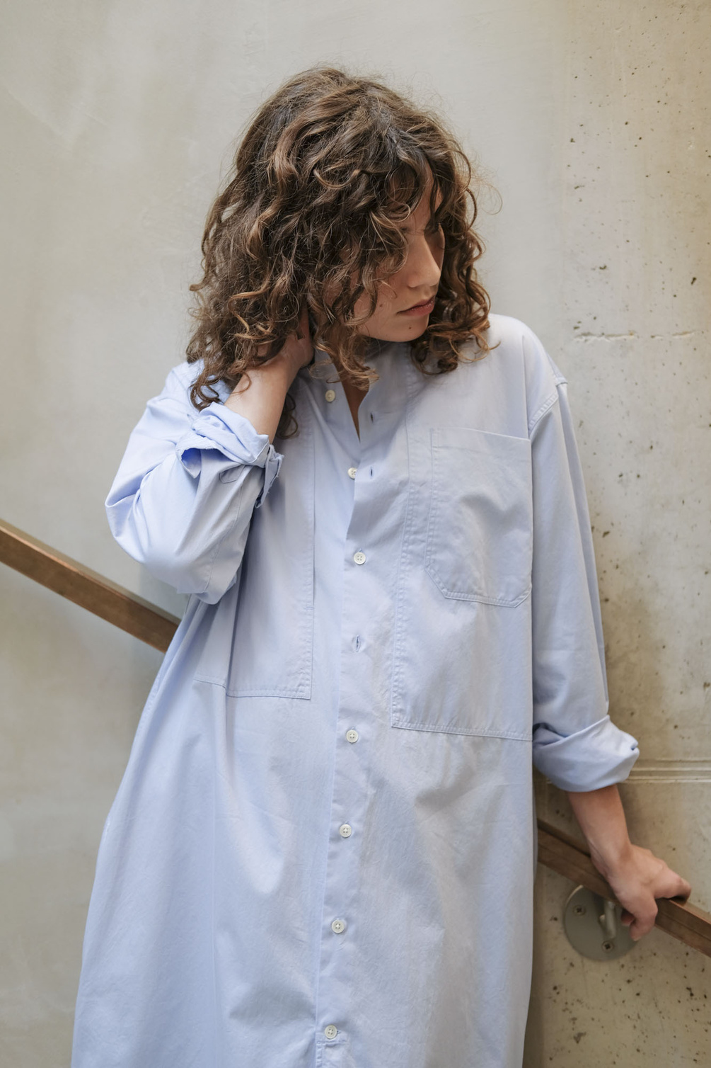 hope angle shirt blue