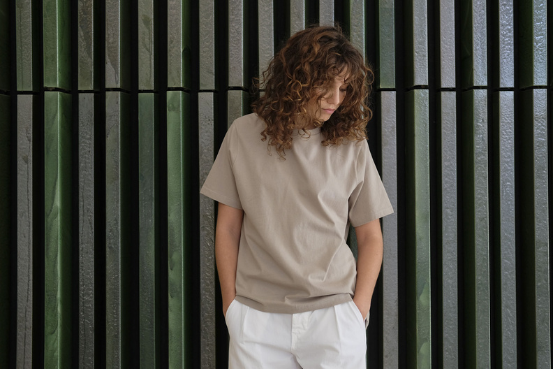aiayu short sleeve tee seagrass