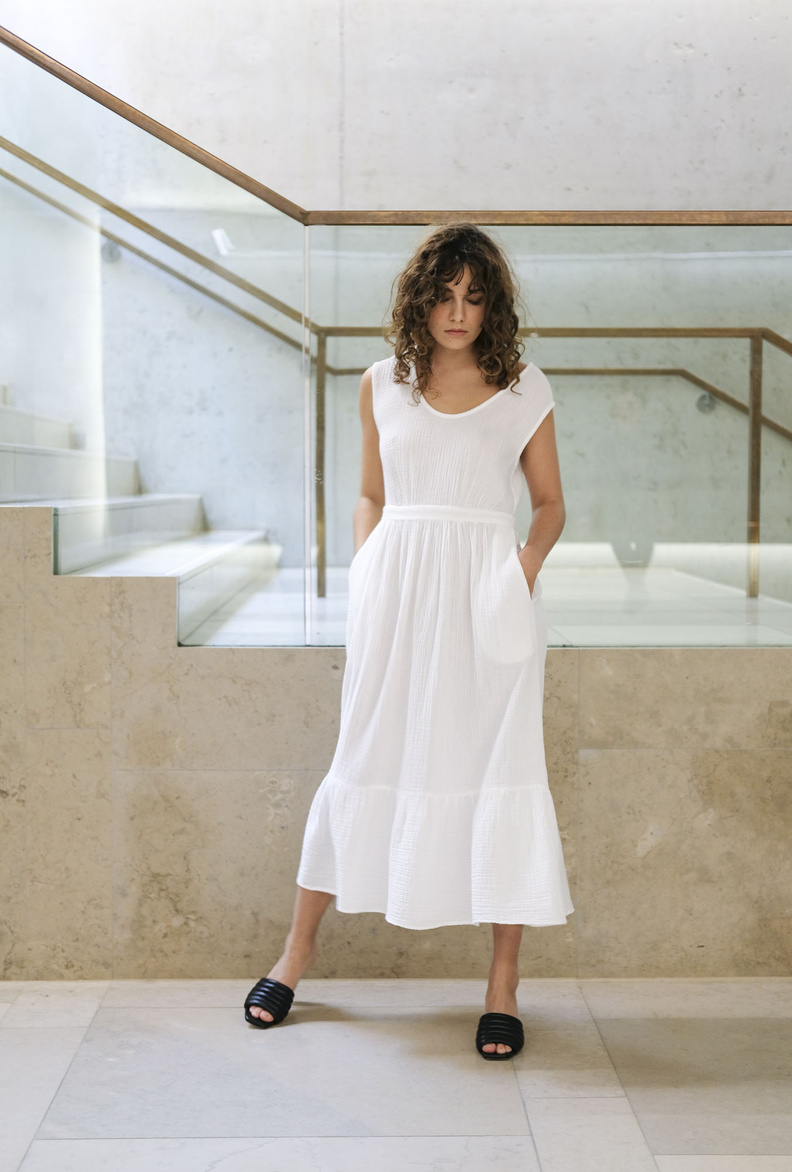 xirena oaklie dress white