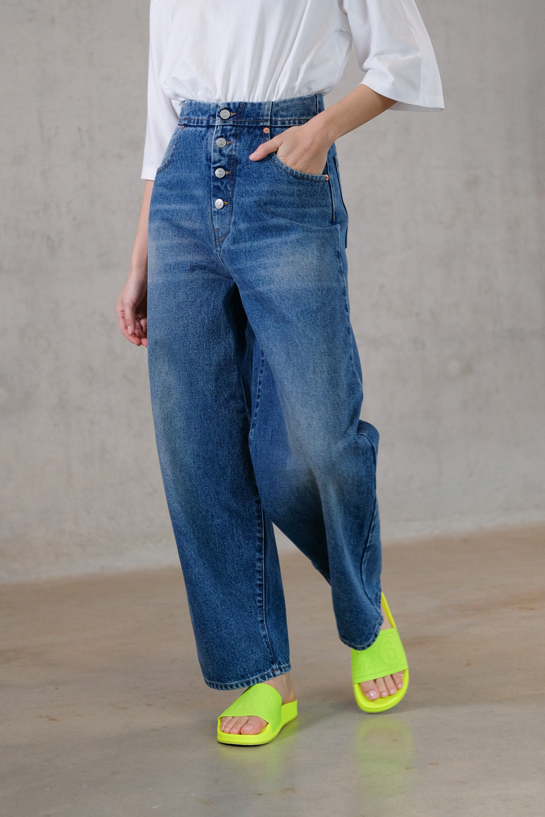 maison margiela mm6 s62lb0043 pants 5 pocket