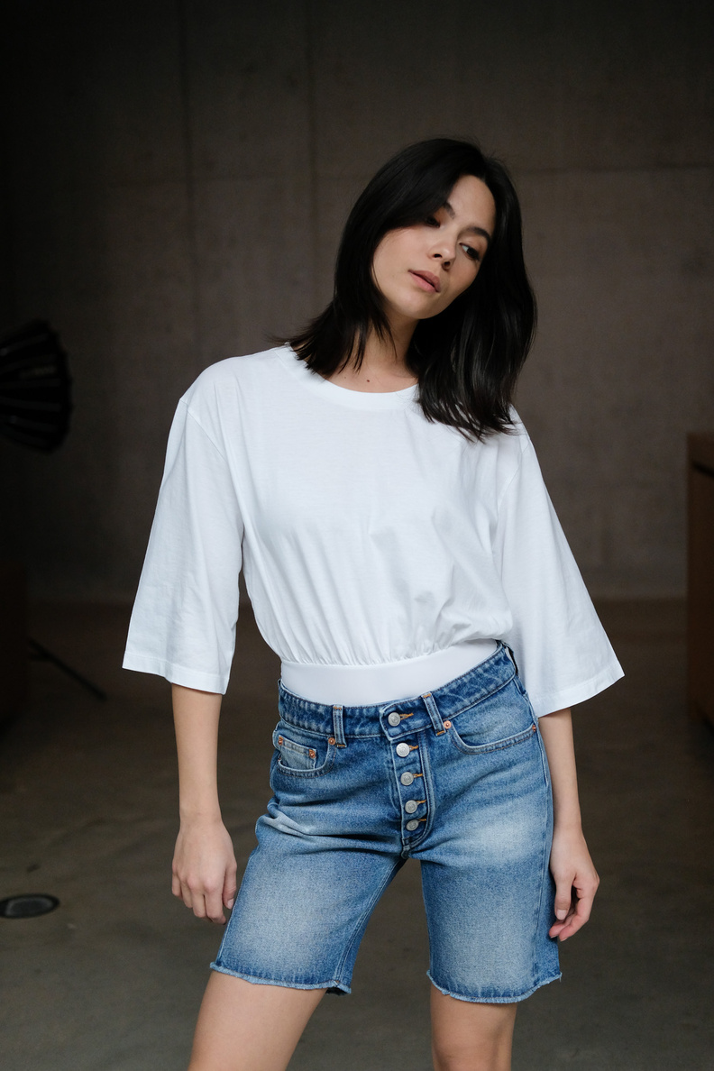 maison margiela mm6 s62na0039 t-shirt body