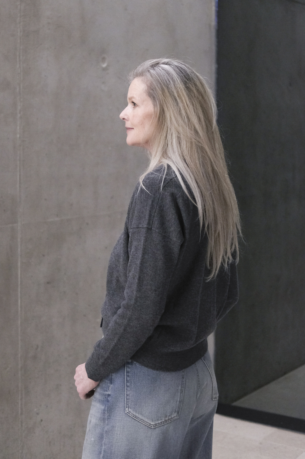 pomandere cardigan 8313 dark grey