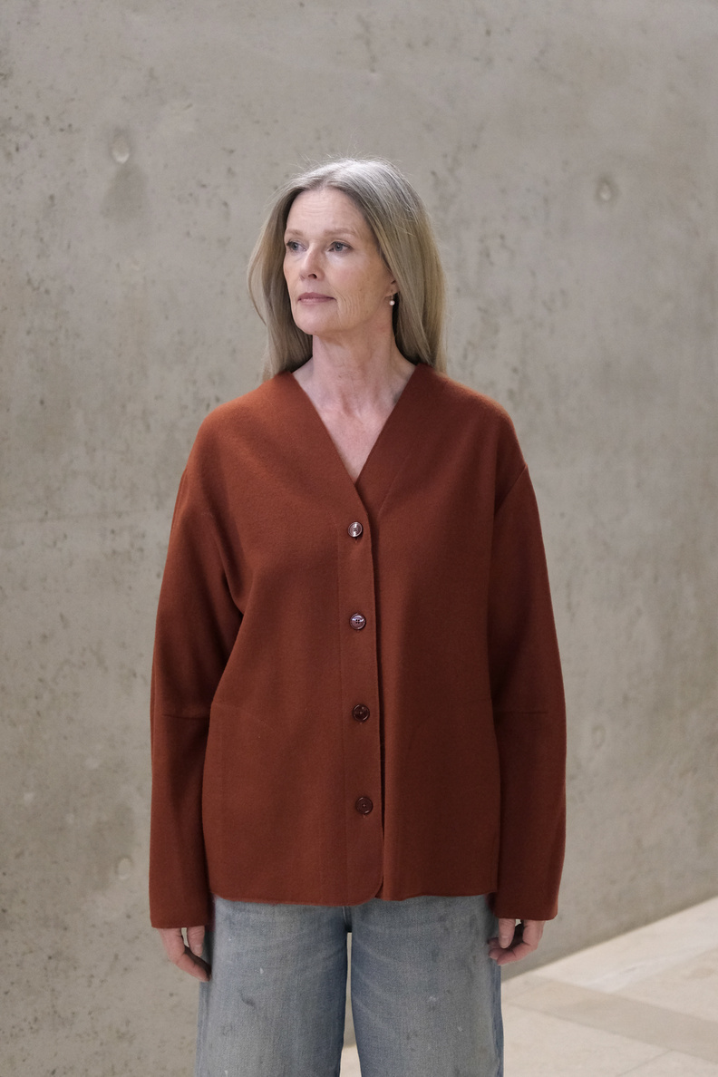 barena venezia sweater cardi mattone
