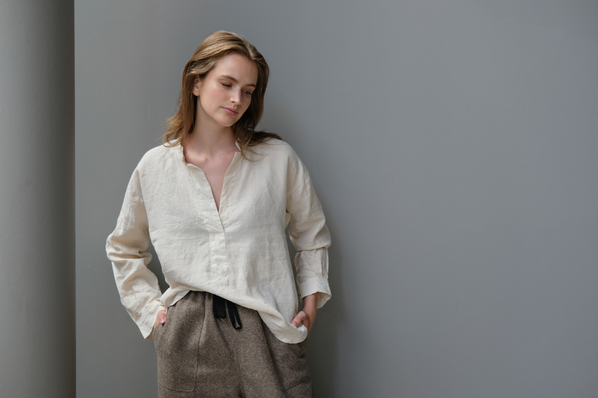 fant shirt duo rough grain