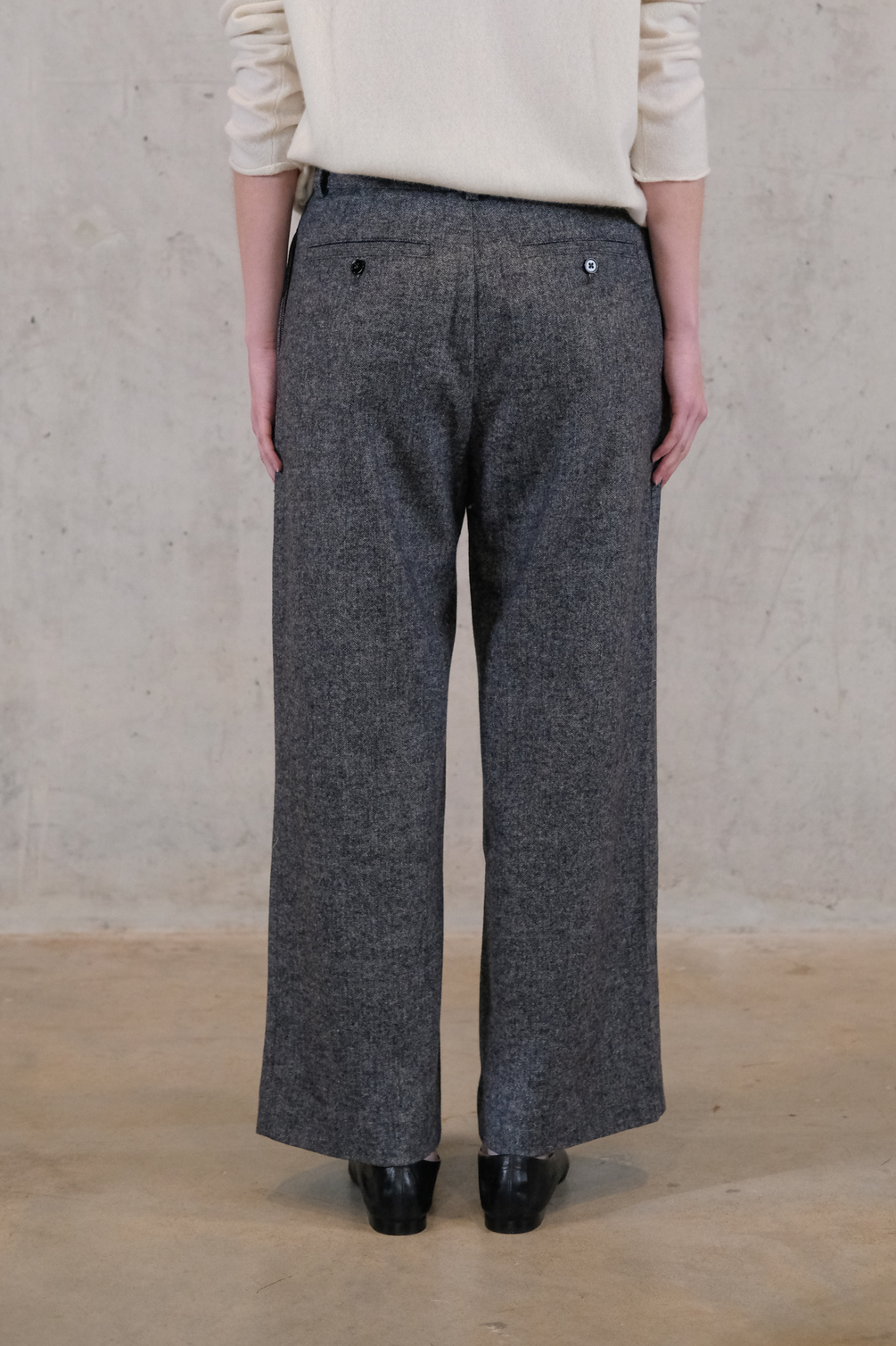 hope knox trousers grey herringbone
