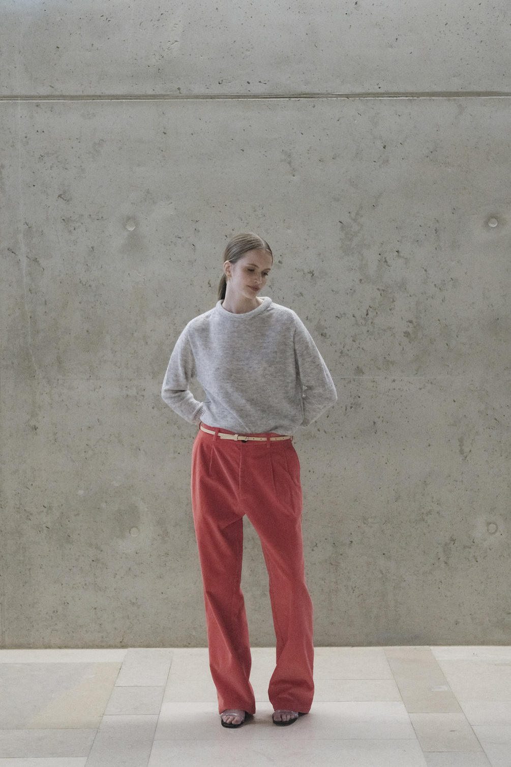 rika studios polo pants hibiscus