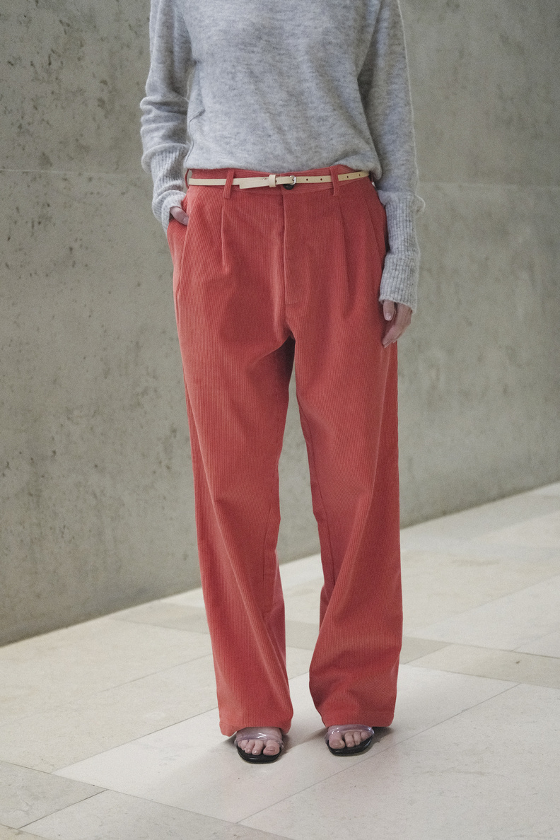 rika studios polo pants hibiscus