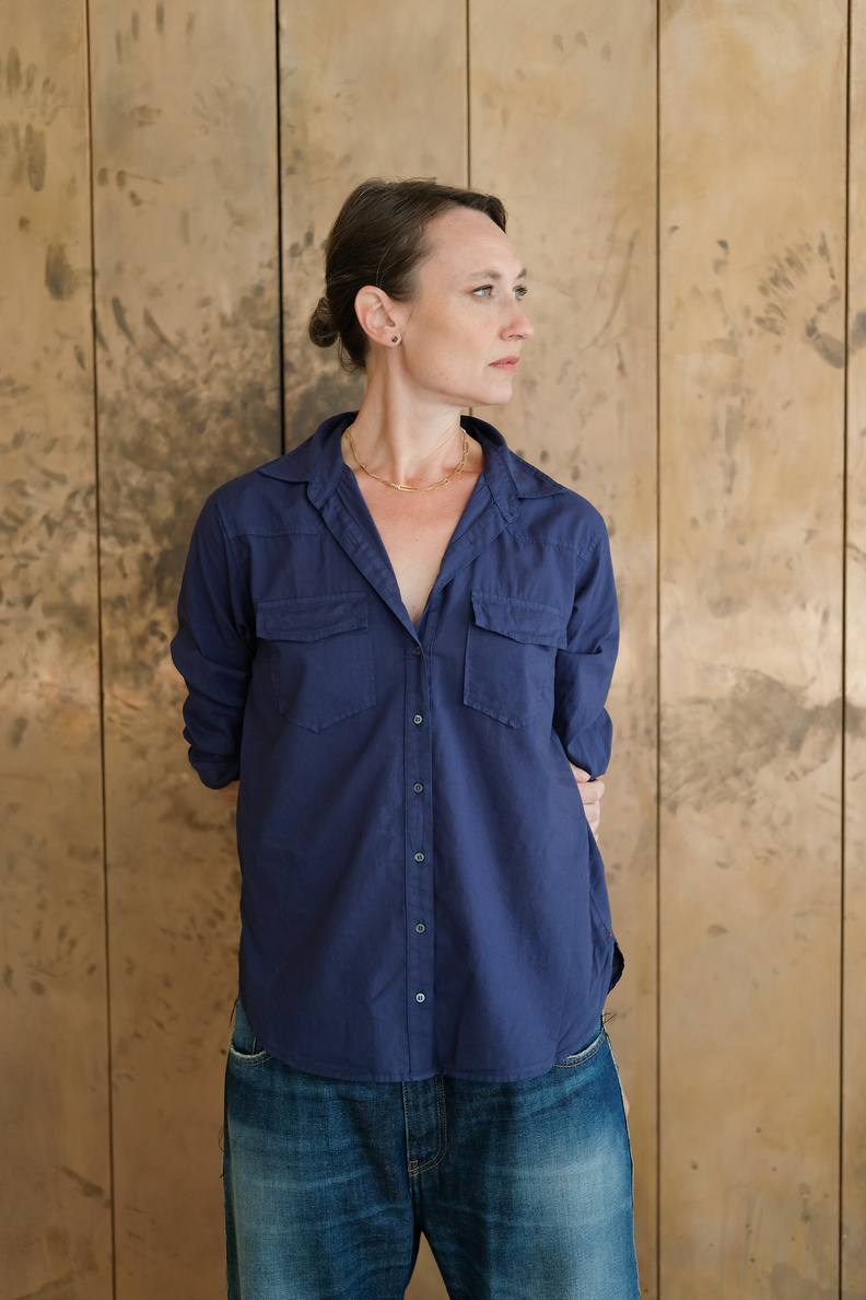xirena denley shirt navy