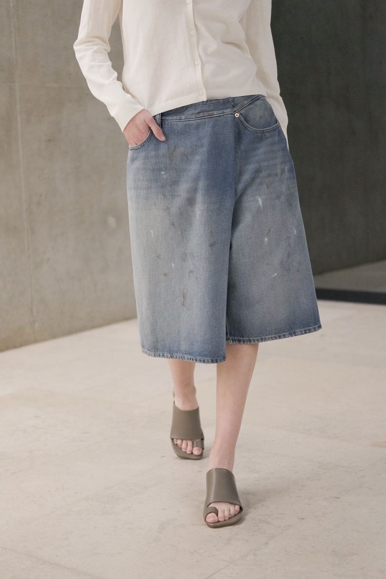 maison margiela mm6 s52mu0083 shorts denim