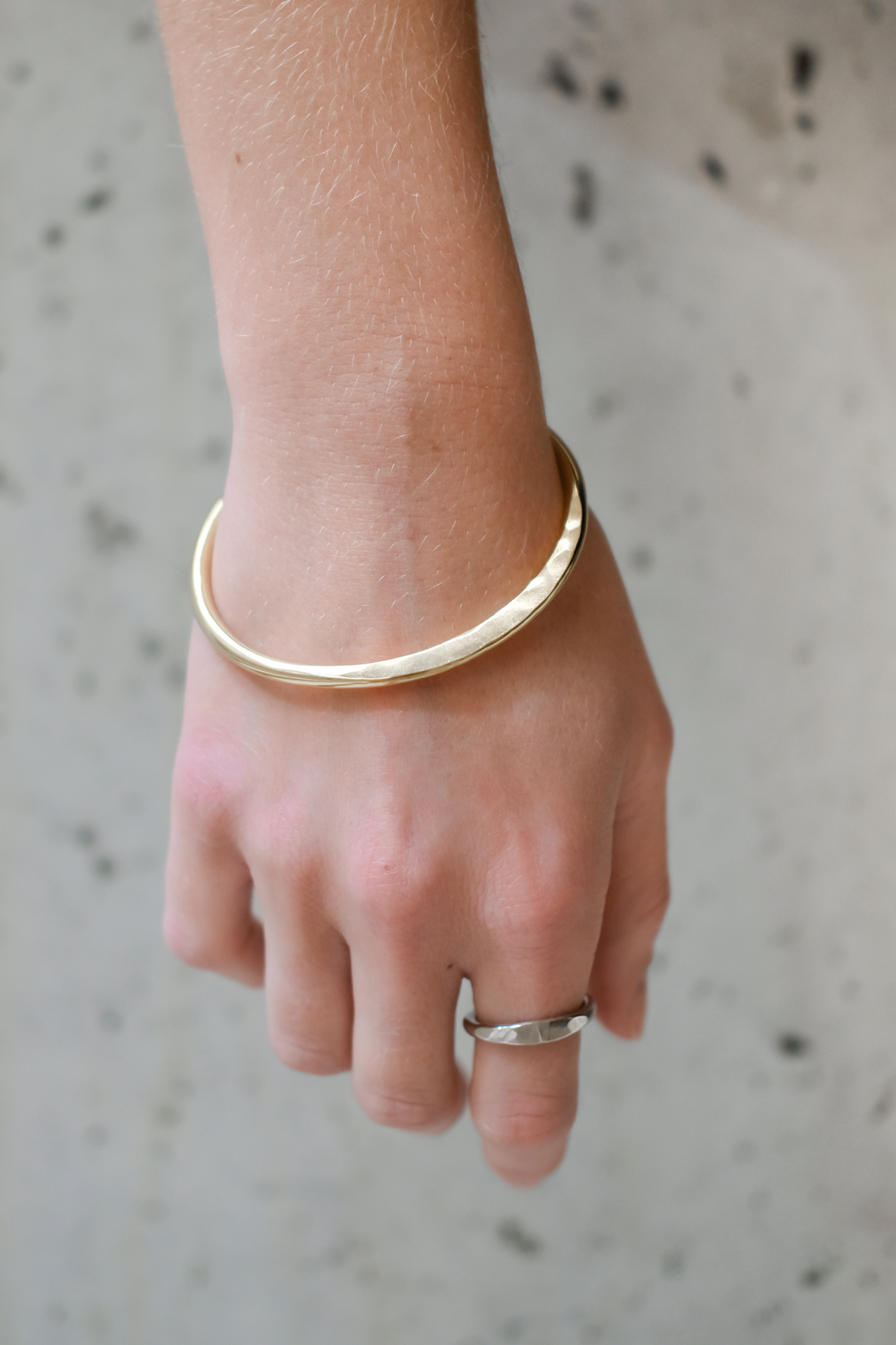 martine viergever life bangle gold