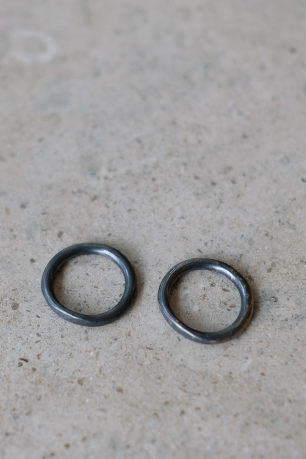 martine viergever life ring silver oxidised