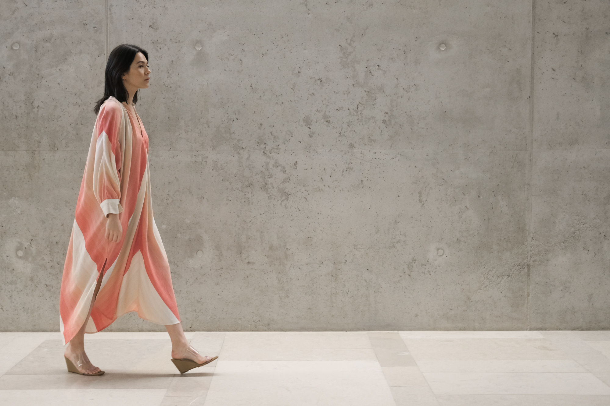 marrakshi life smock dress m'gouna stripe
