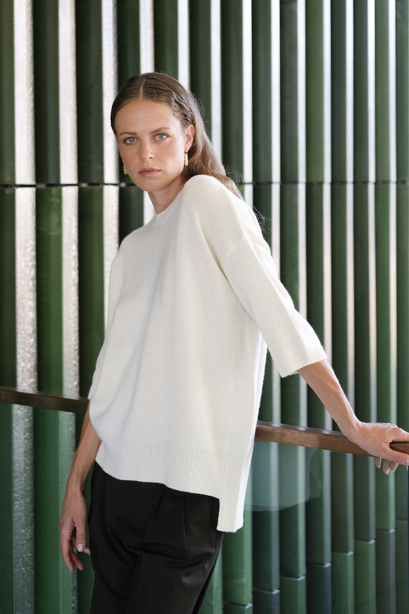 lisa yang camille sweater cream