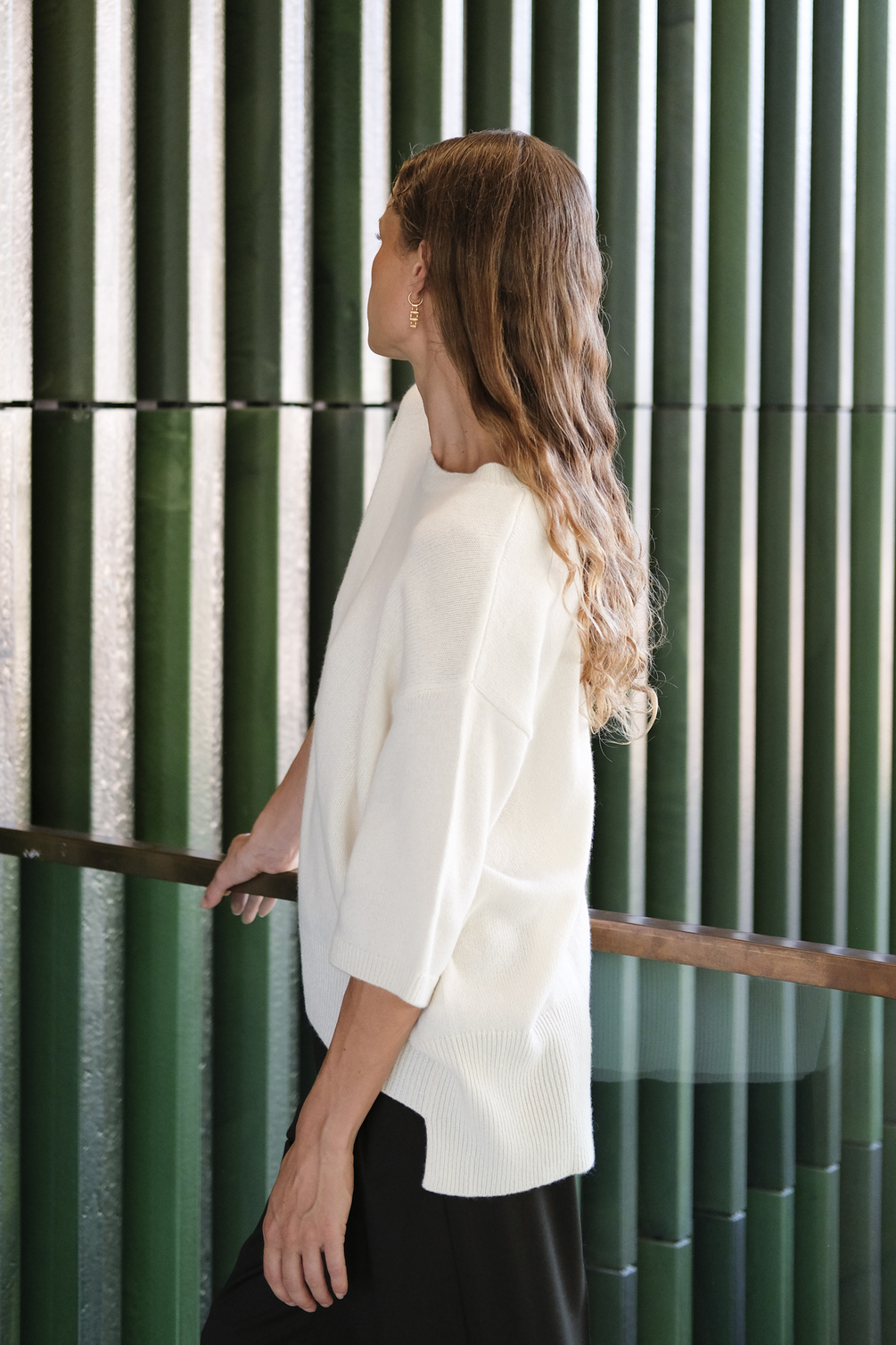 lisa yang camille sweater cream