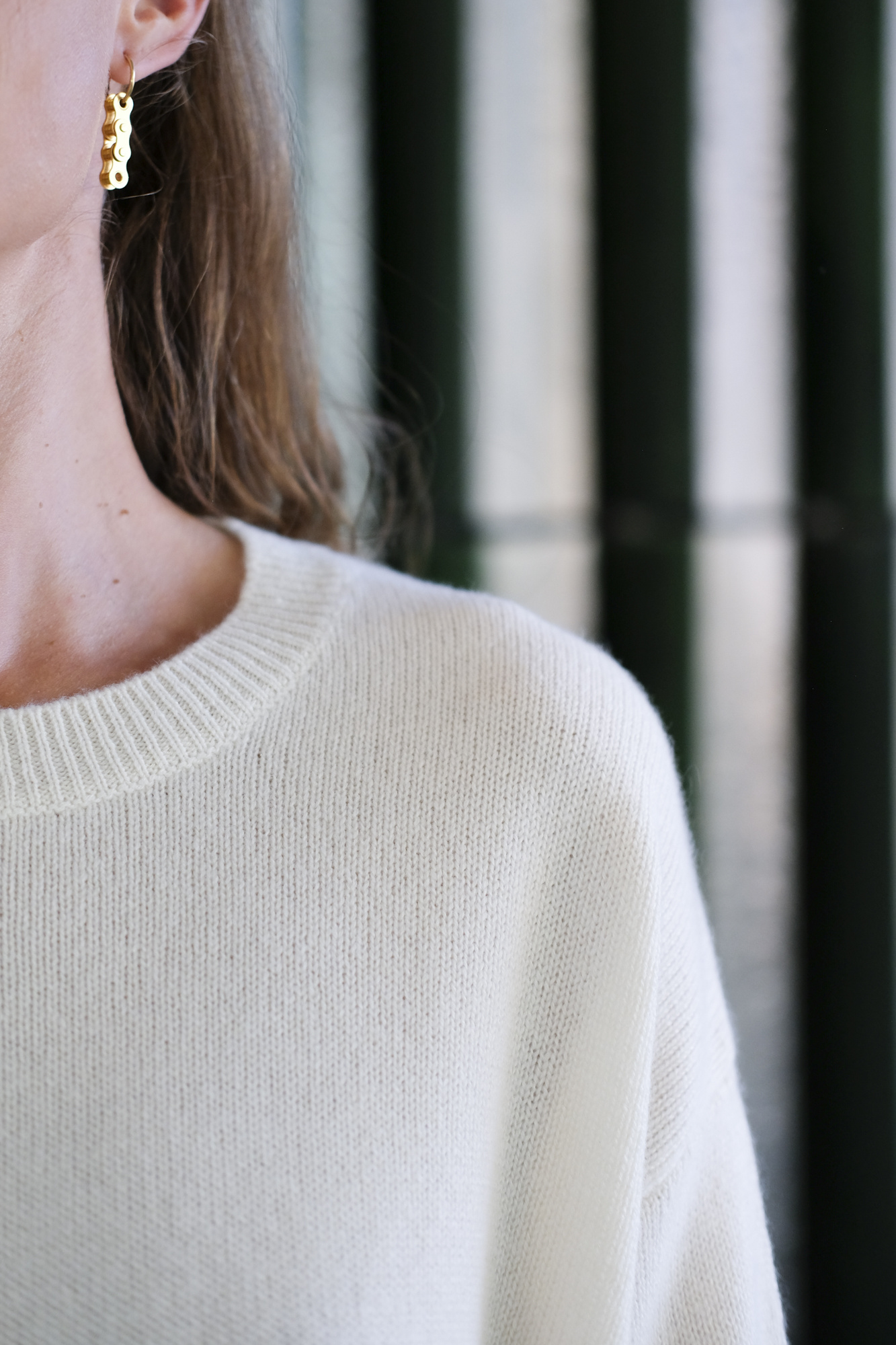 lisa yang camille sweater cream
