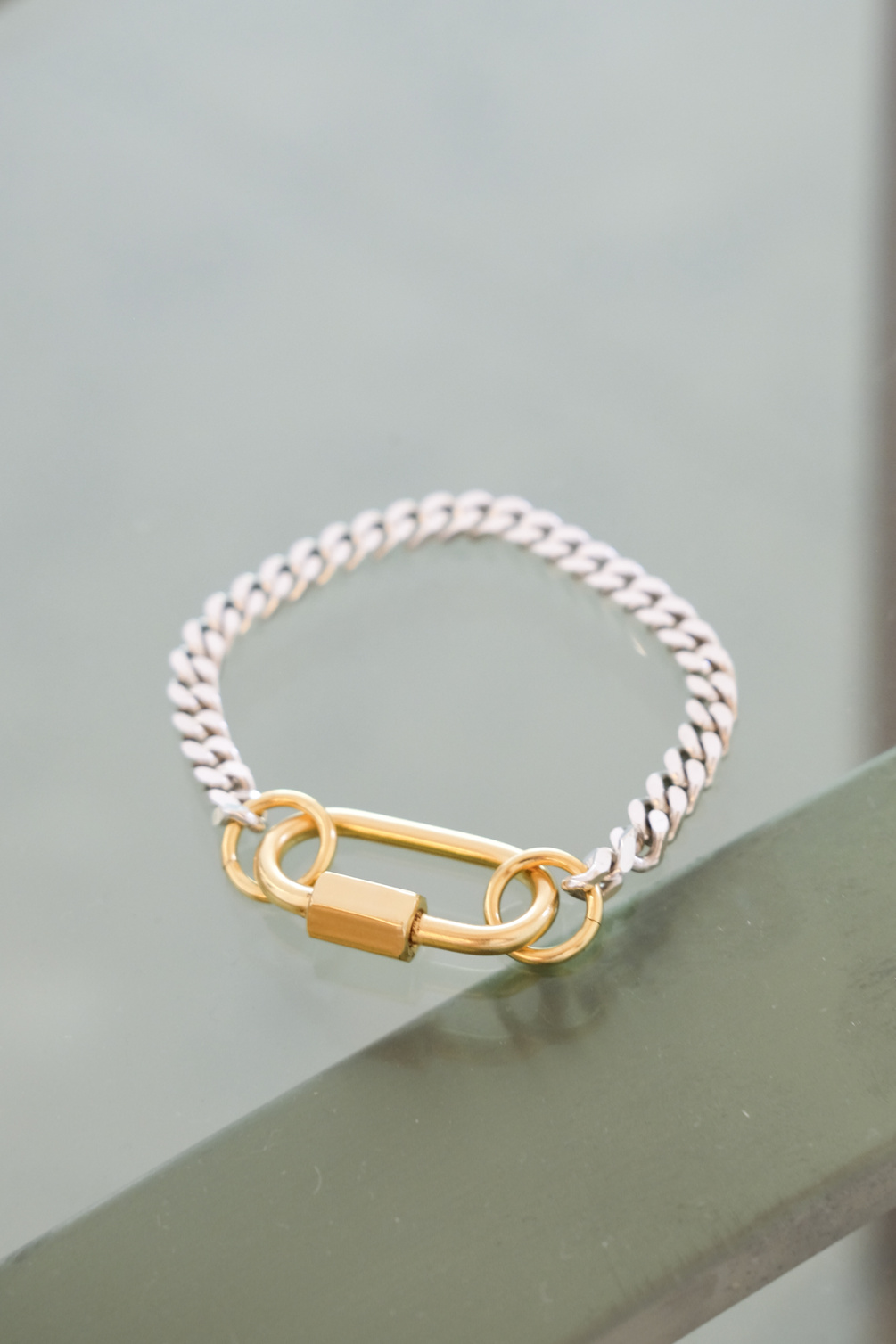 something familiar bound bracelet silver