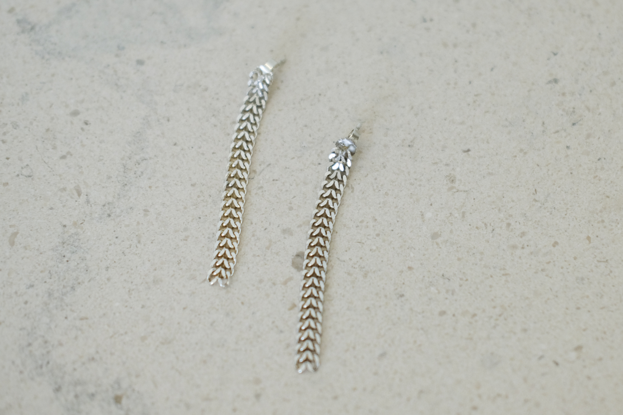 something familiar woven earpieces silver