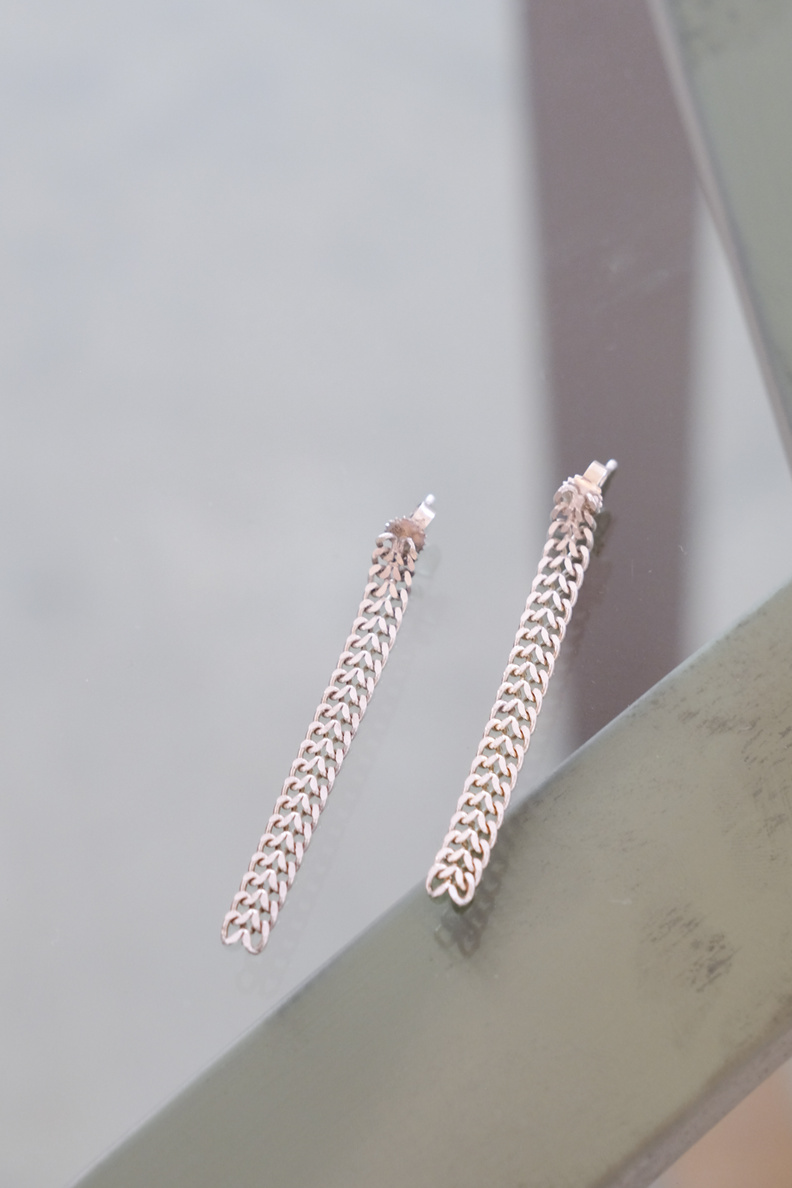 something familiar woven earpieces silver