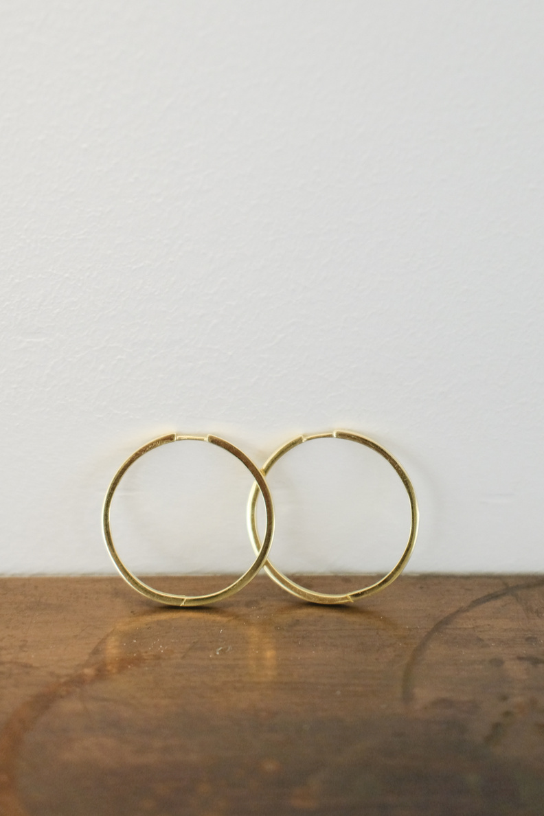 something familiar square hoops big gold