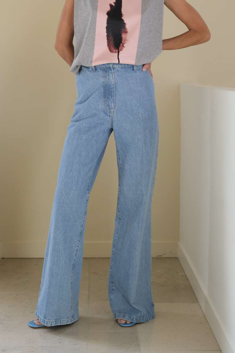 christian wijnants pantom light blue denim