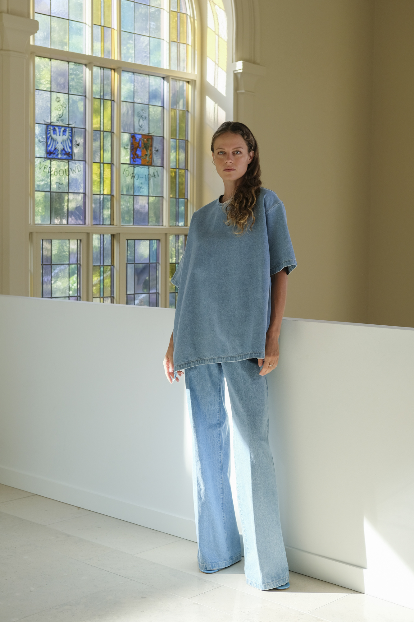christian wijnants tumas light blue denim