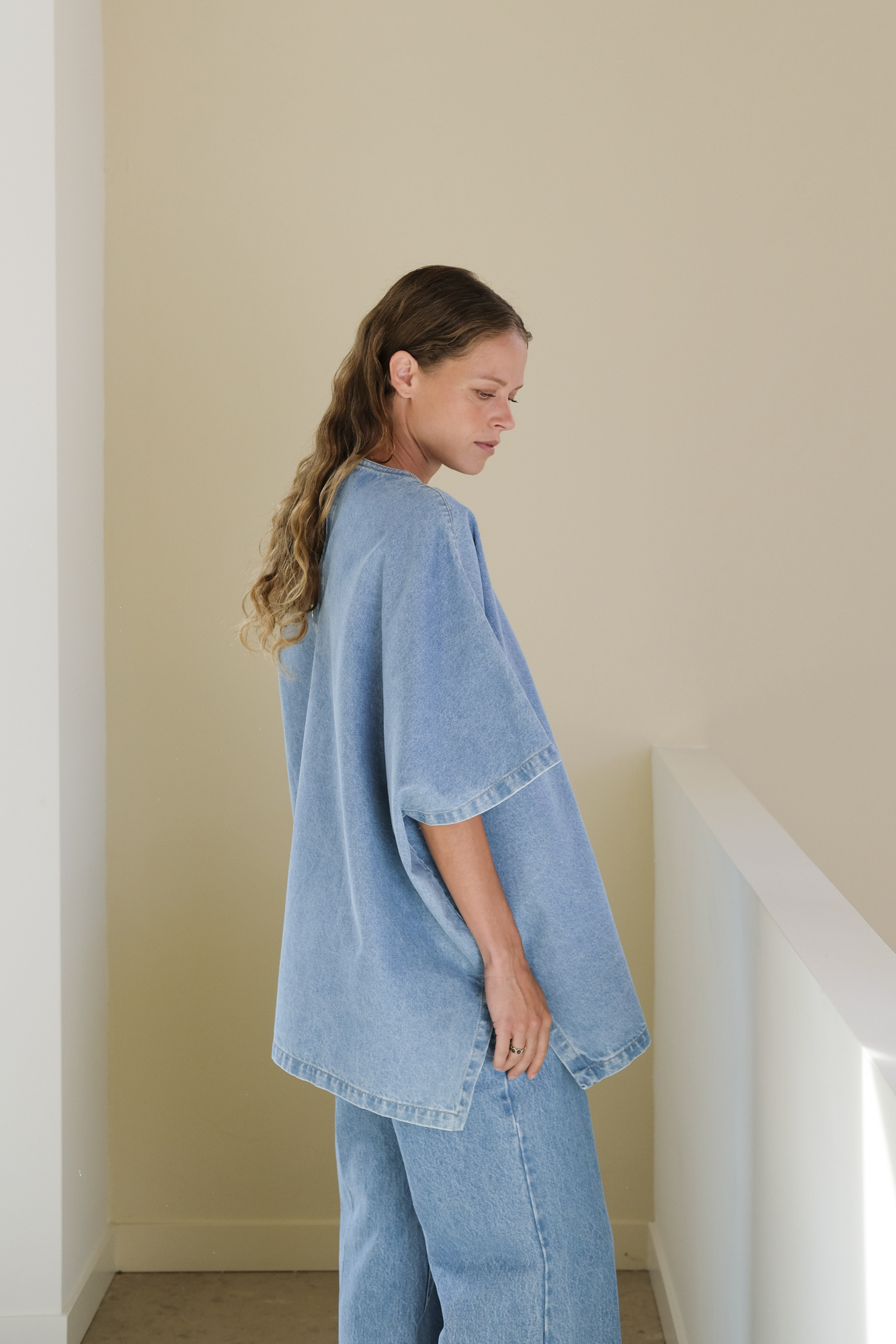 christian wijnants tumas light blue denim