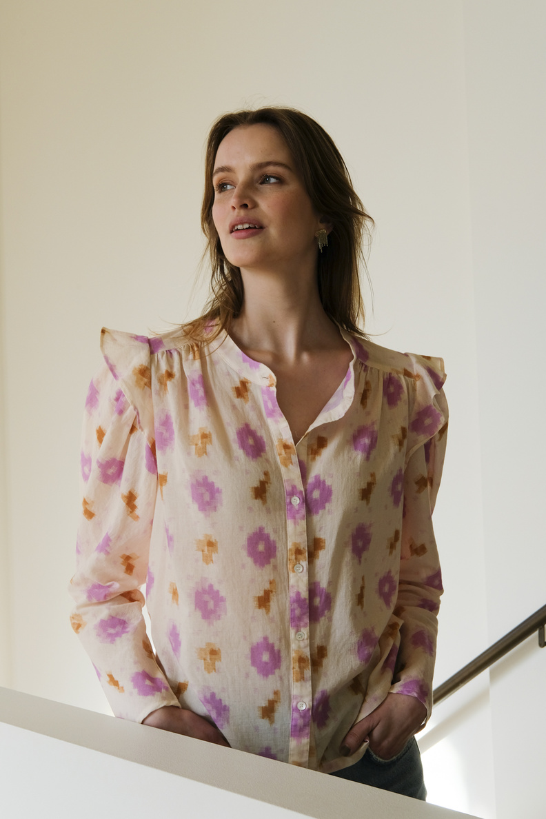 xirena lottie shirt lilac