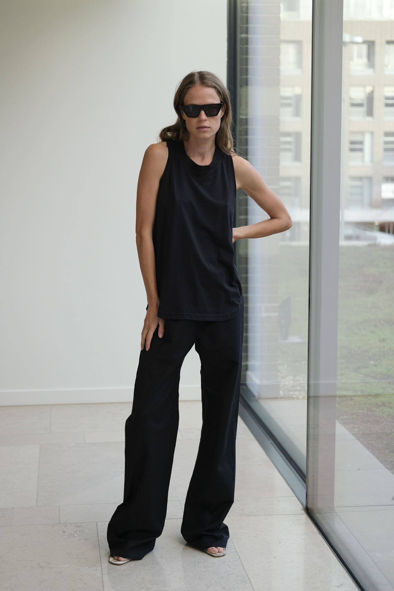 monique van heist vokuhila black jersey light