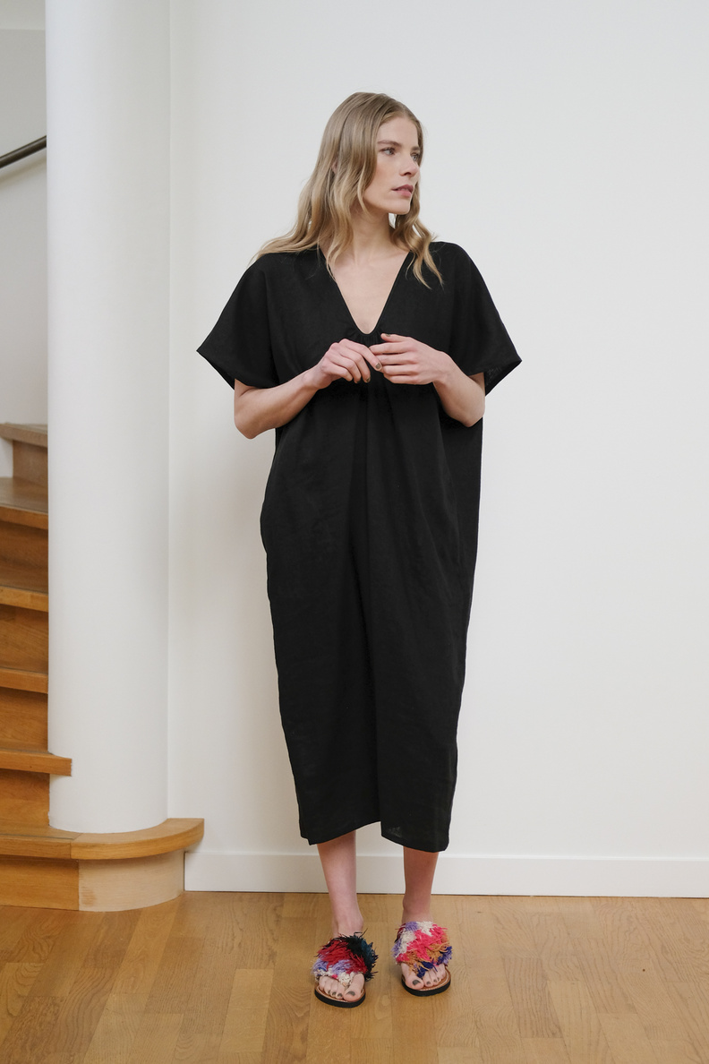 ssaar kaftan flow black