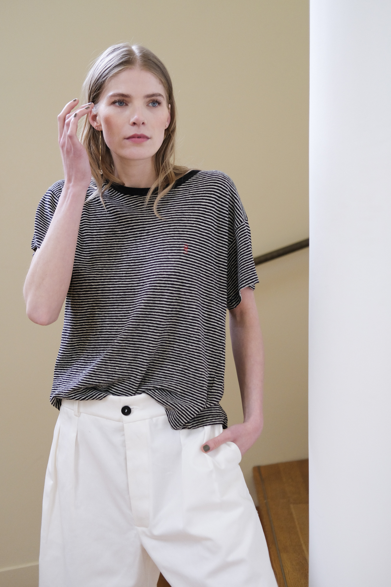 rika studios laurent tee black