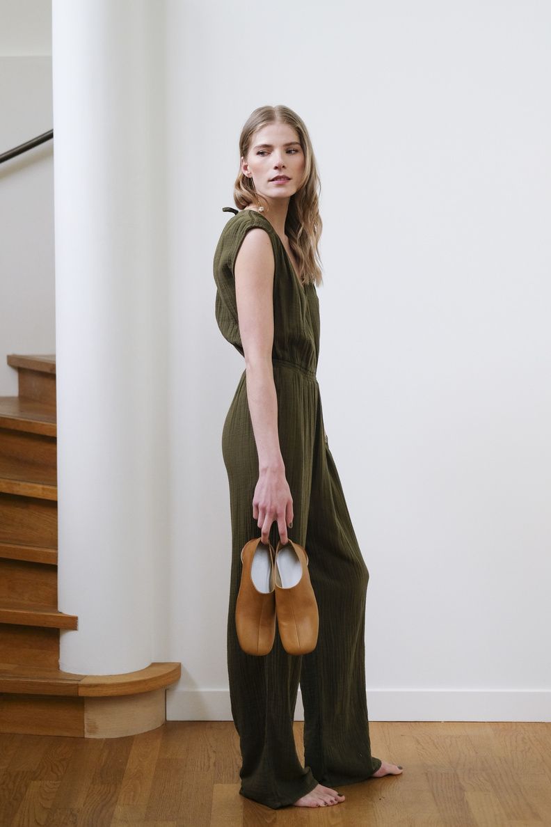 xirena nell jumpsuit basil