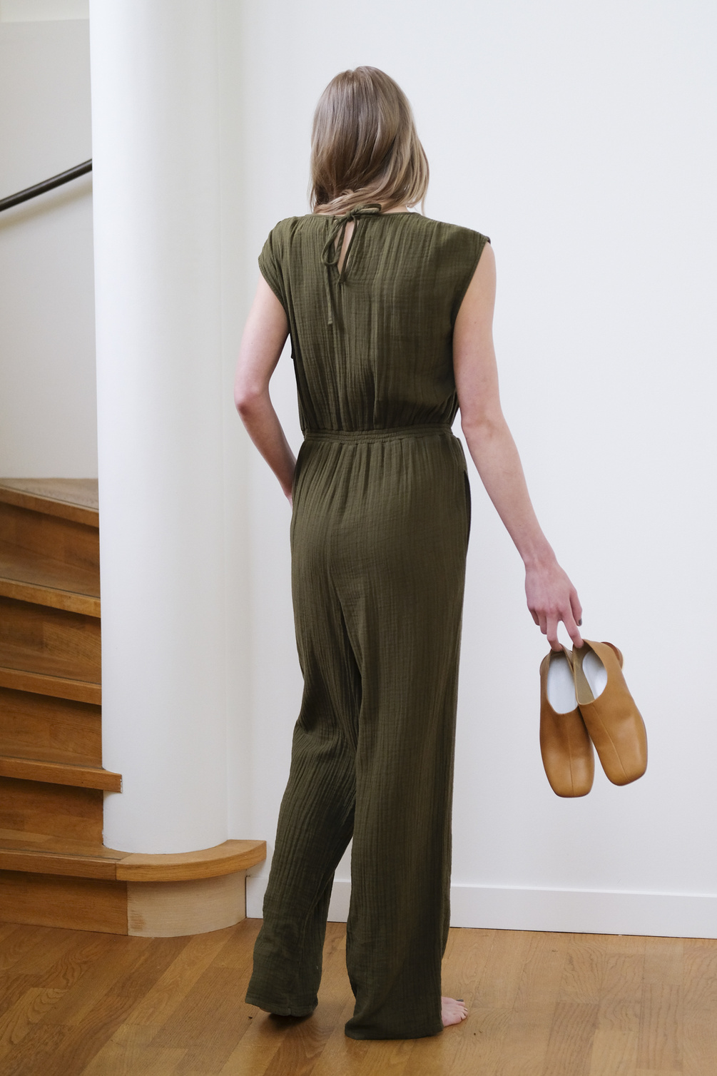 xirena nell jumpsuit basil
