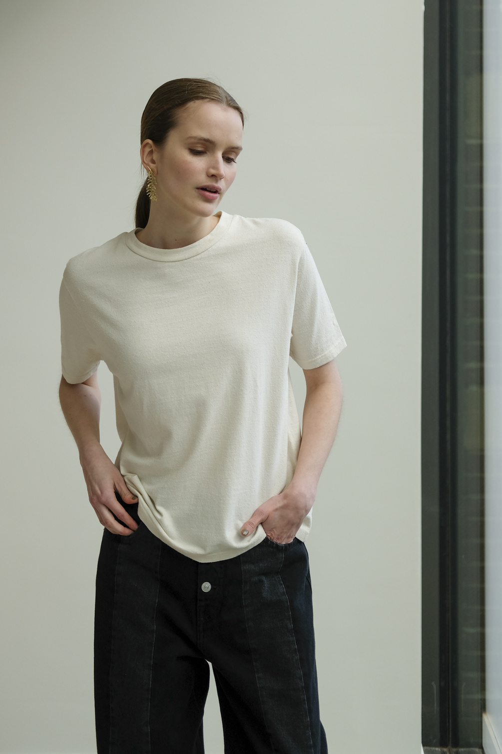 can pep rey relax t-shirt ivory