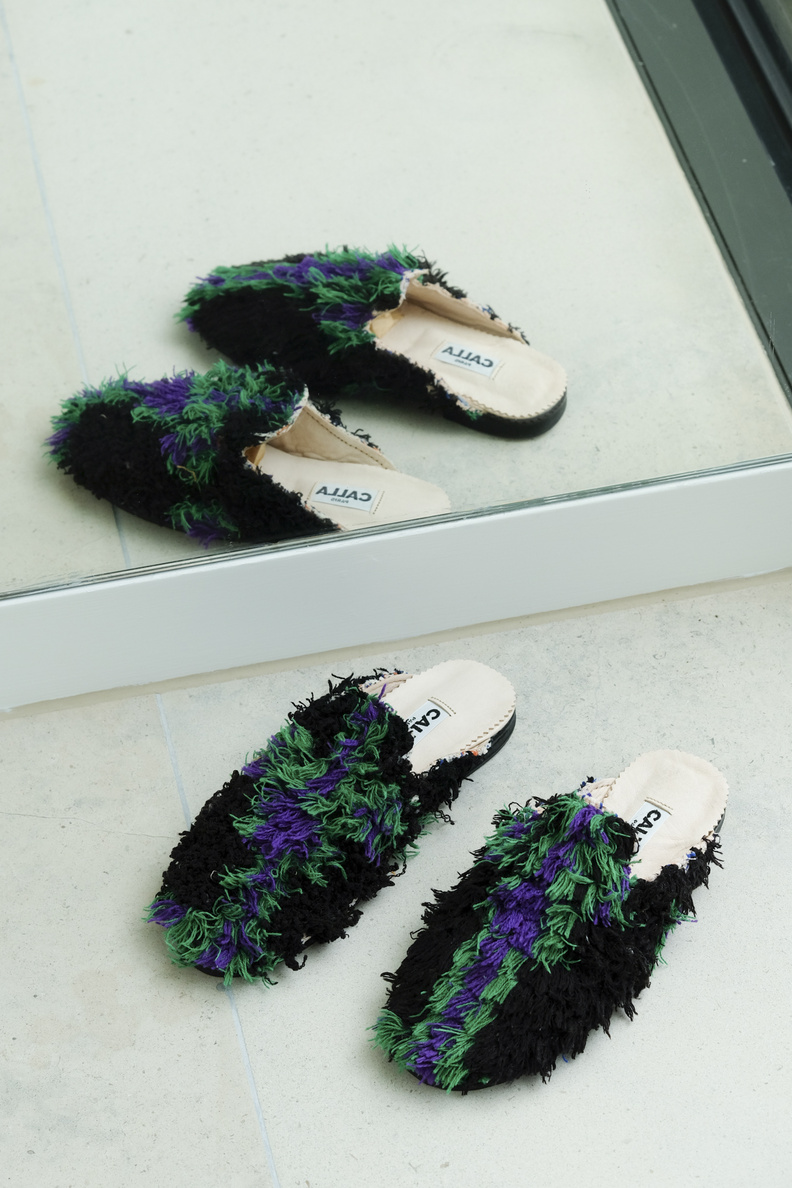 calla niki babouche slipper multicolour