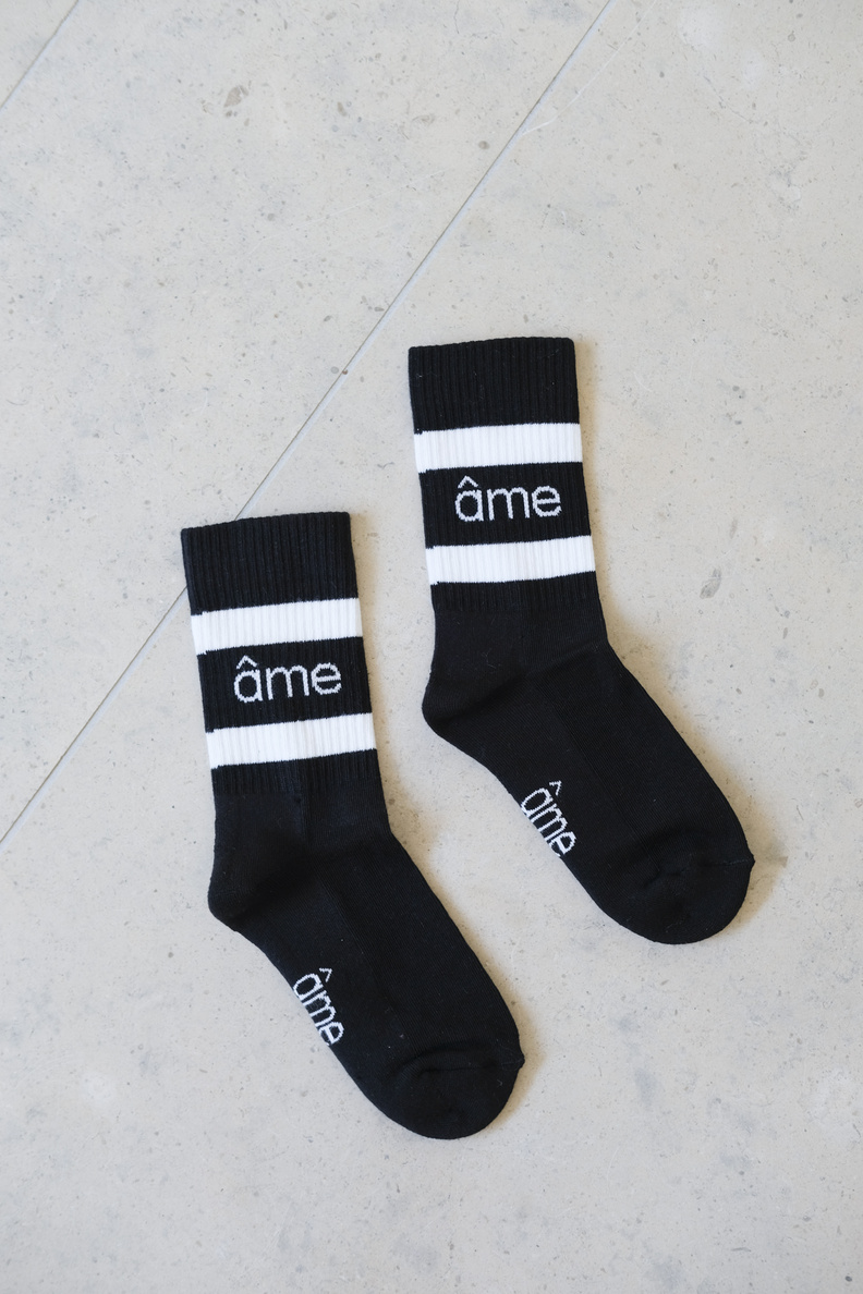 âme diego socks black
