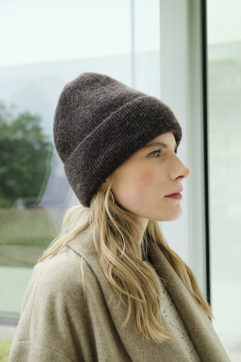 hope helm hat dark brown