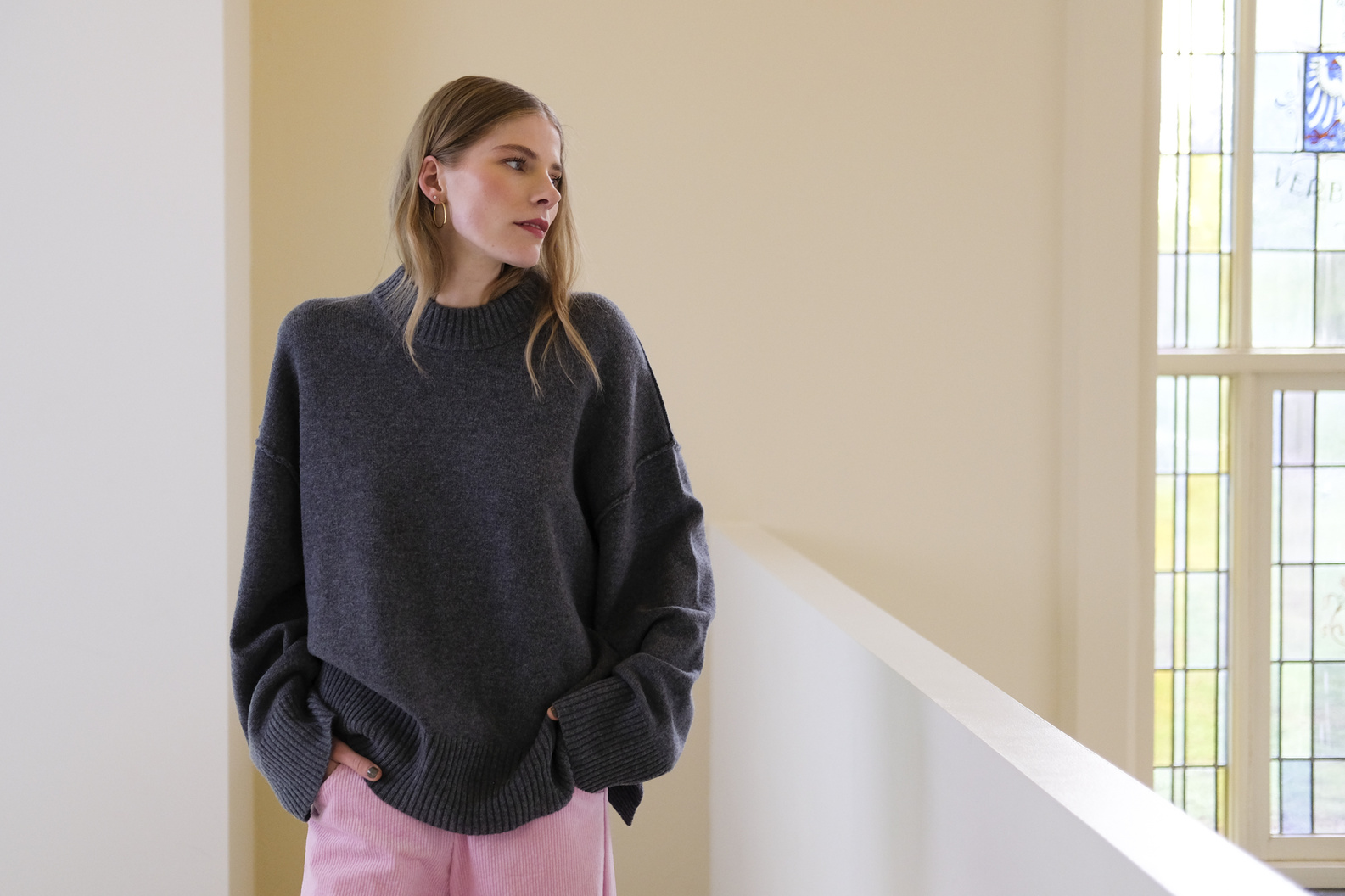adnym redux knit charcoal