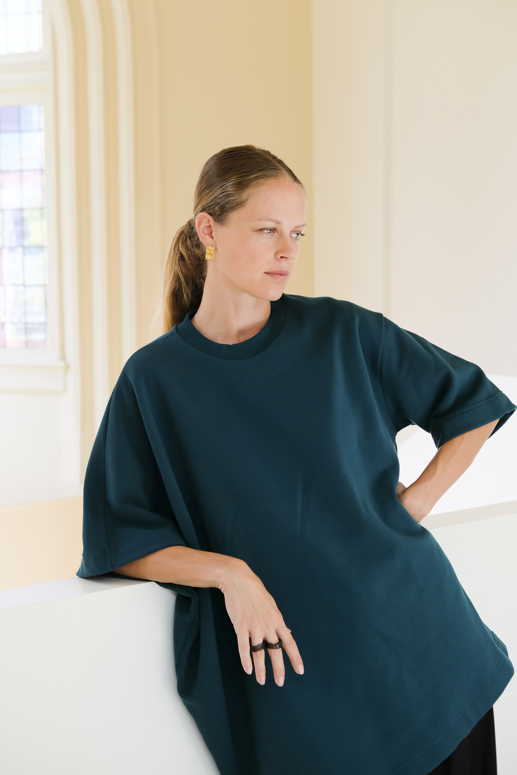 christian wijnants tulia t-shirt emerald