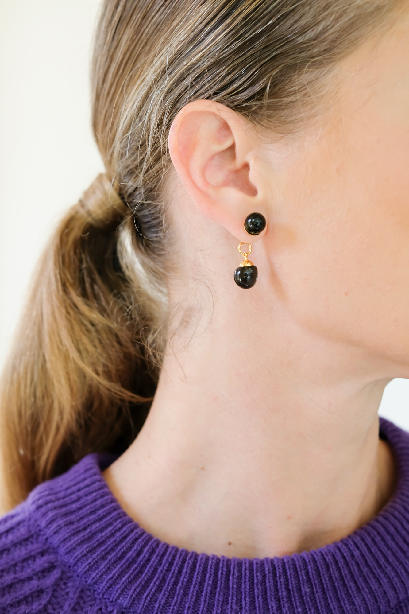 levens sunday girl earring black