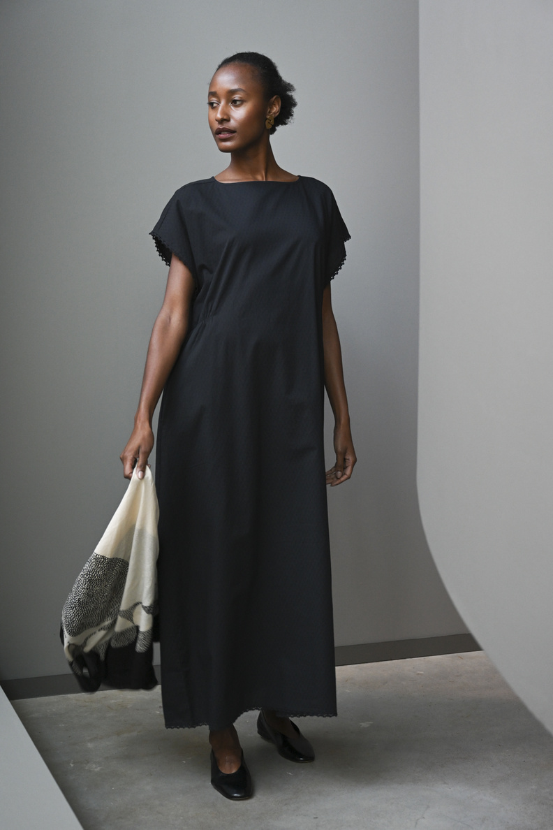aiayu diamond dress black