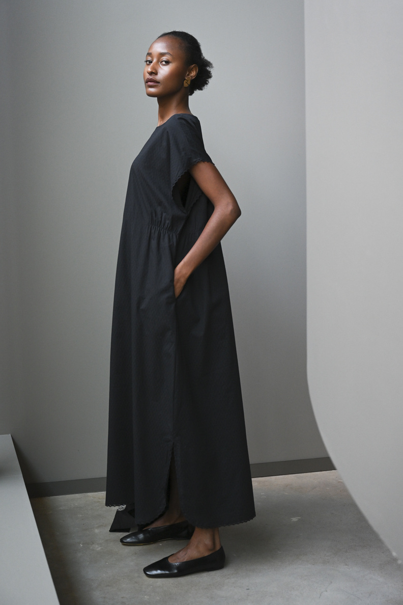 aiayu diamond dress black
