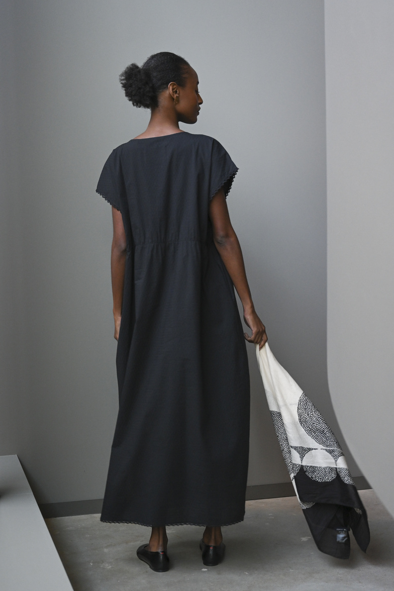 aiayu diamond dress black