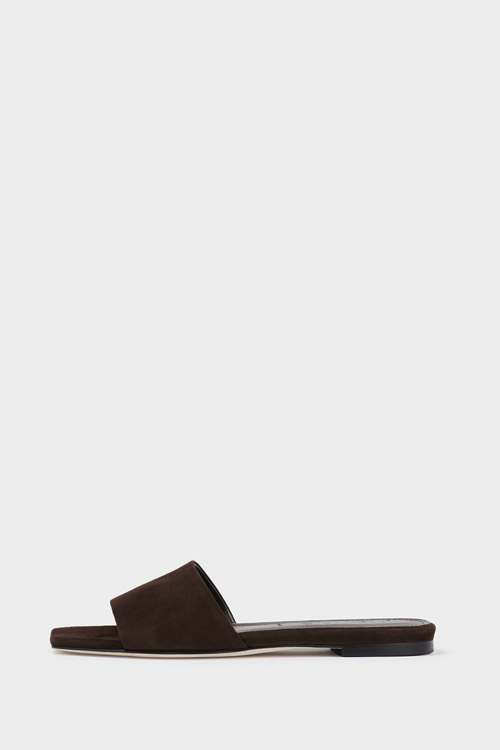aeyde anna cow suede leather moka