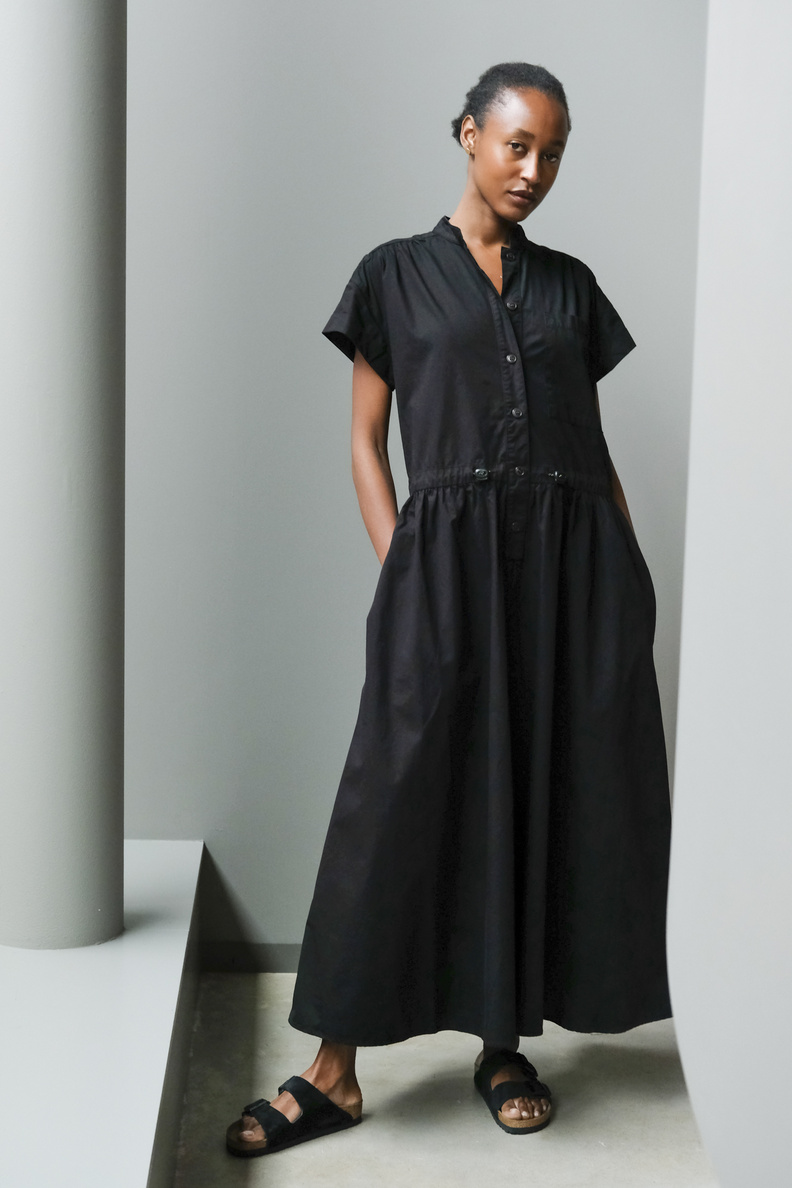 girls of dust service dress short sleeve black