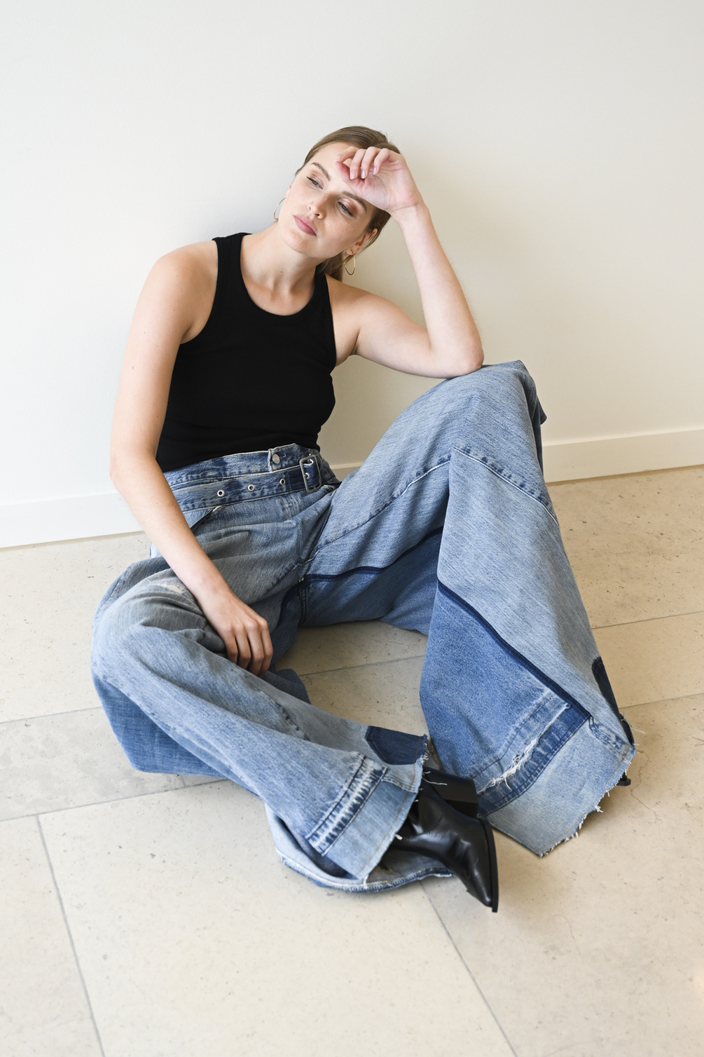 façon jacmin palmsprings pants upcycled denim