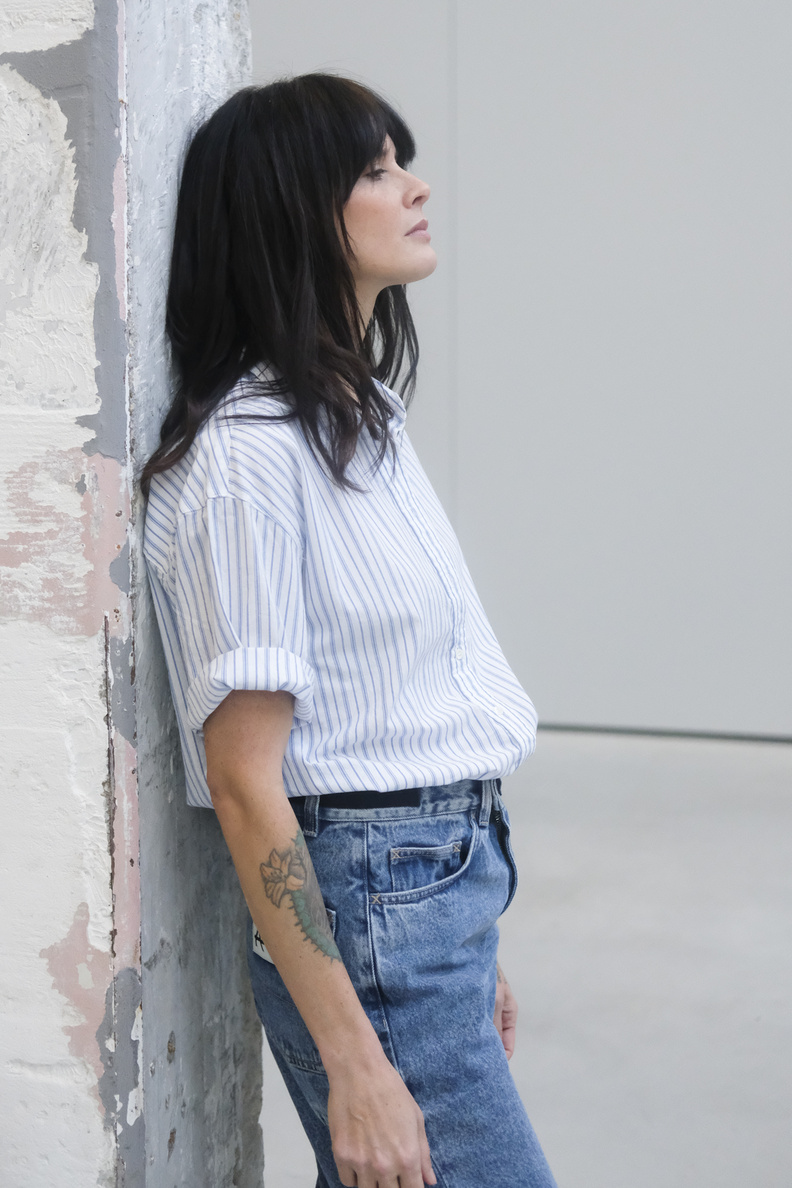 xirena gracie shirt coastal stripe