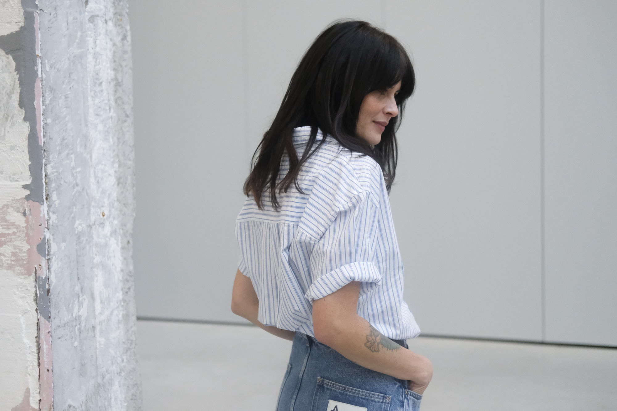 xirena gracie shirt coastal stripe